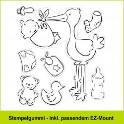 Baby-Motive - Stempelgummi